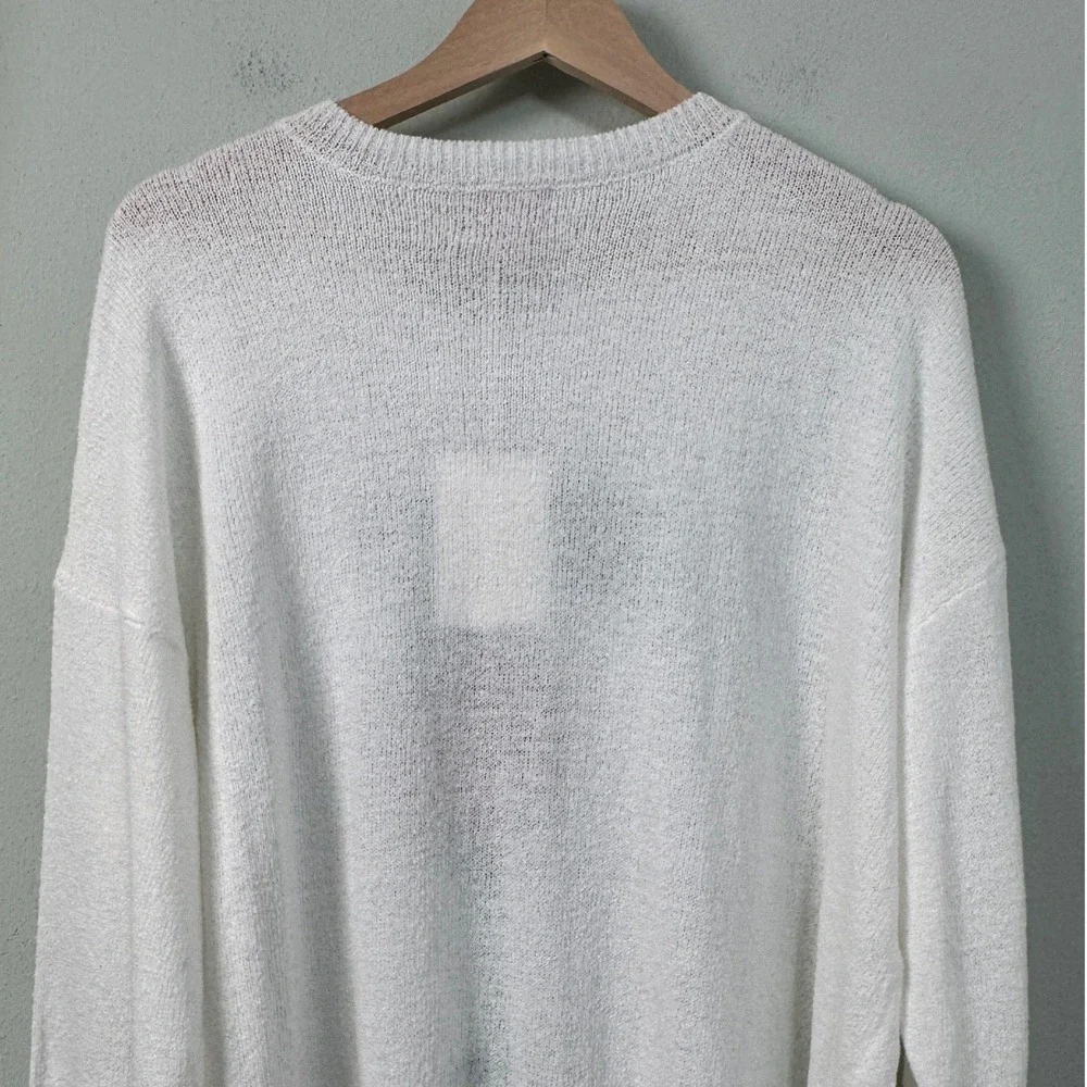 Show Me Your Mumu Woodsy Sweater Ciao Cocktail Graphic Knit White Medium NWT